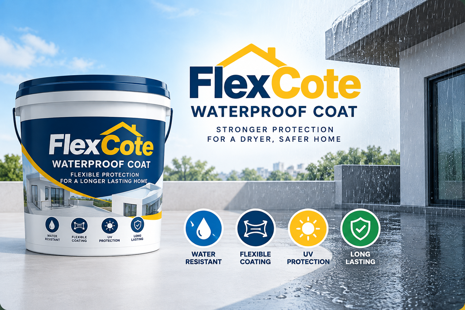 FlexCote Waterproof Coat 4 L Light Grey